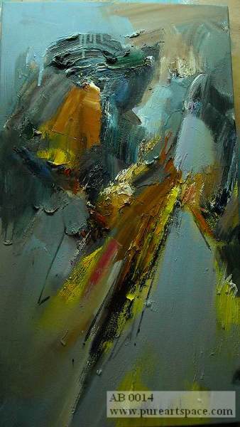 abstract canvas oil painting
