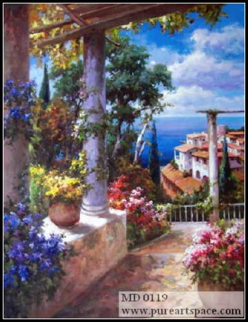 scenery oil painting