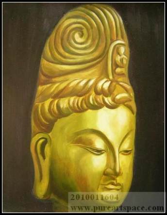buddh oil painting