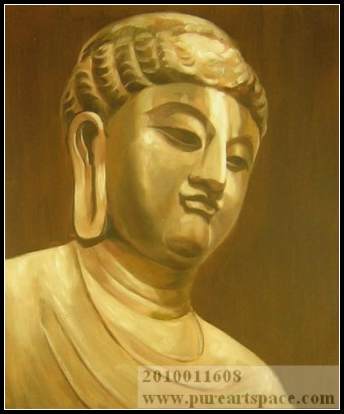 gold buddha painting