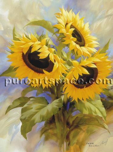 sunflower art painting wholesale