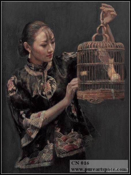 chinese lady painting
