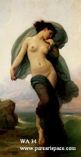 evening mood by willam adolphe bouguereau