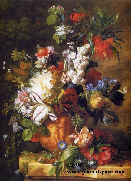 oil painting flower