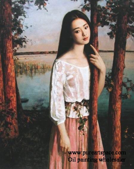 girl oil paintings