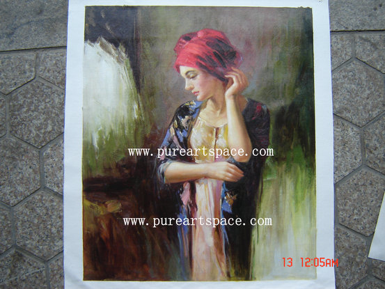 Pino figure oil painting