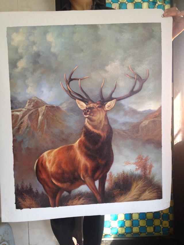 Deer Art Painting