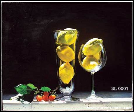 Lemons and glasses
