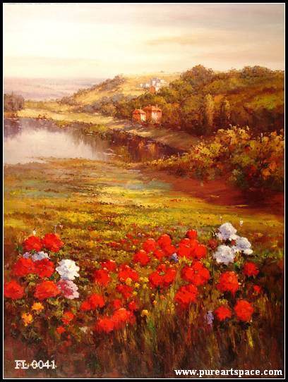 Flower paintings