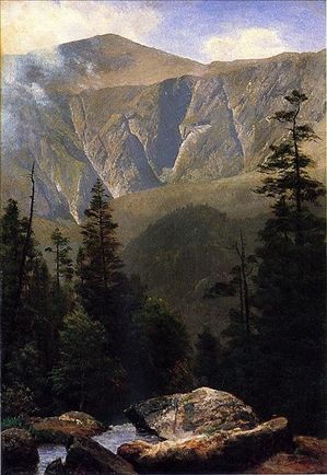 Moutain landscape painting