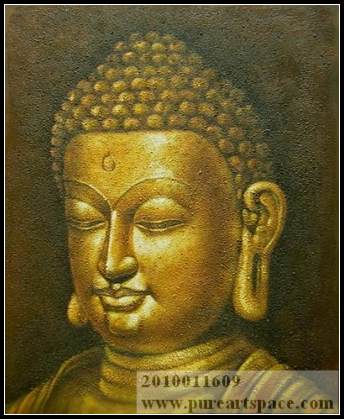 Gold face buddha