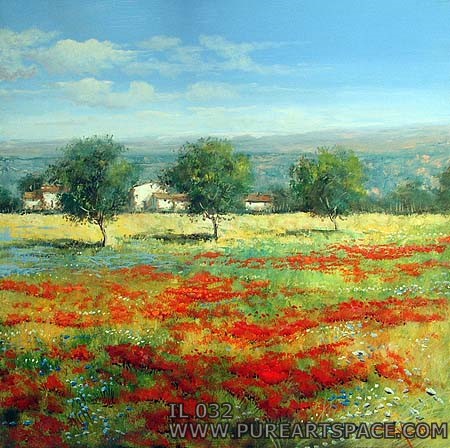 flower landscape paintings