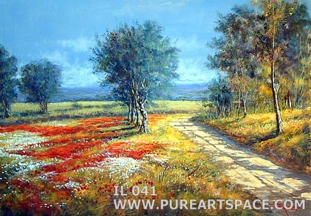 Scenery oil paintings