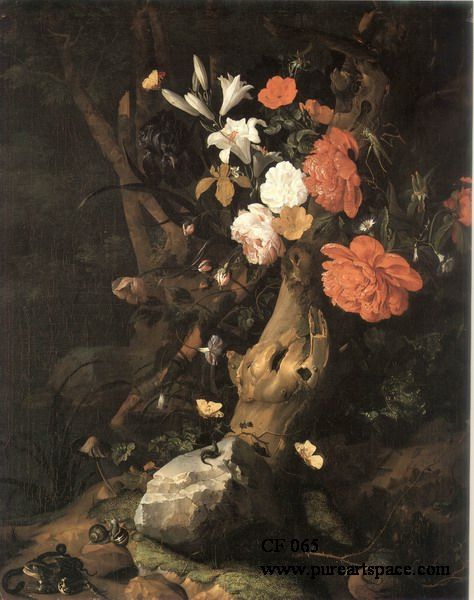 oil painting flower