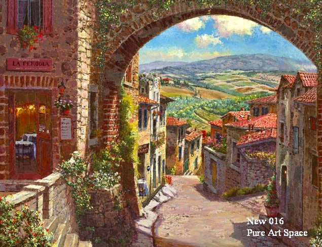 Archway to tuscan