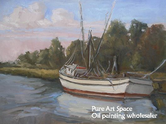 Boat art paintings