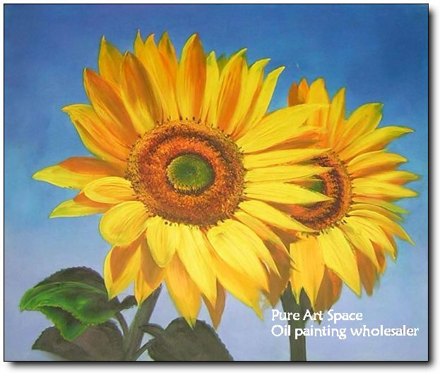 Sunflower art painting