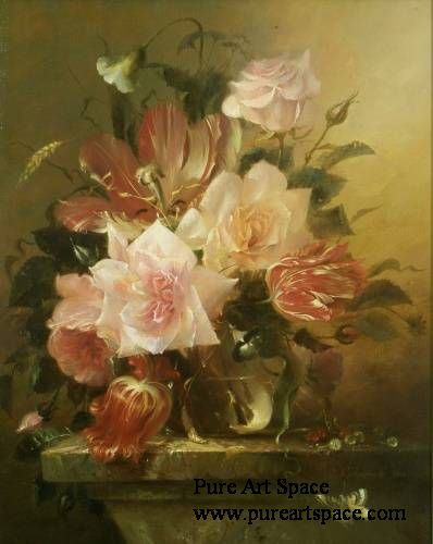 Impression flower painting