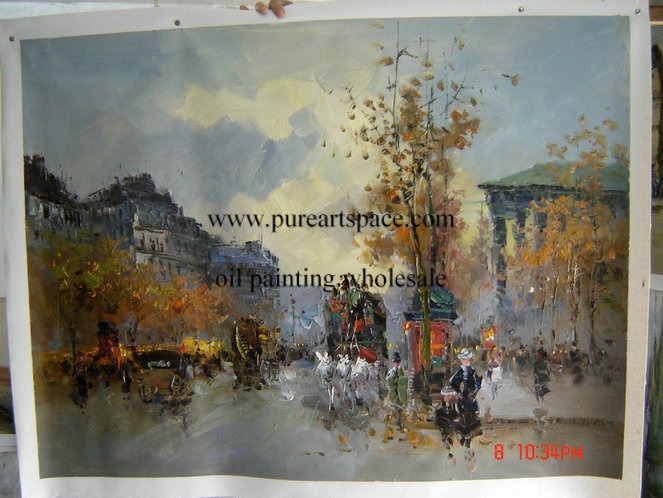 Paris street painting