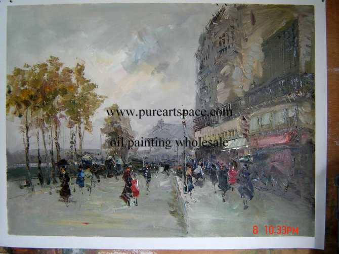 Paris street painting